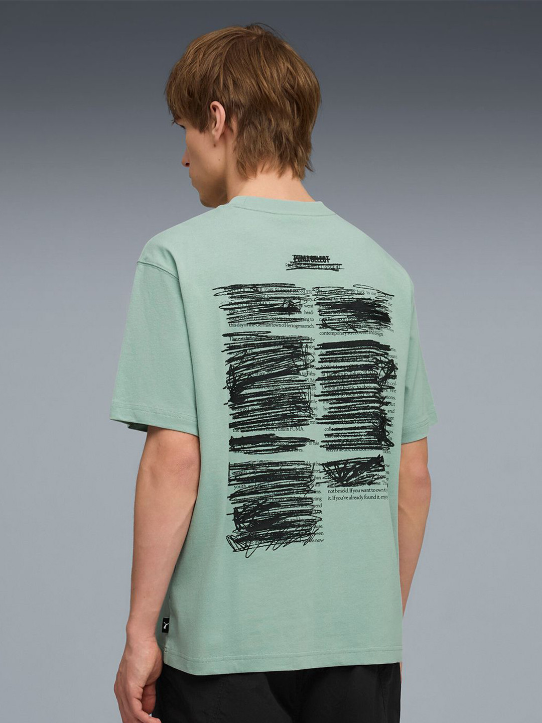 Puma House of Graphics Men Relaxed Fit Cotton Tee