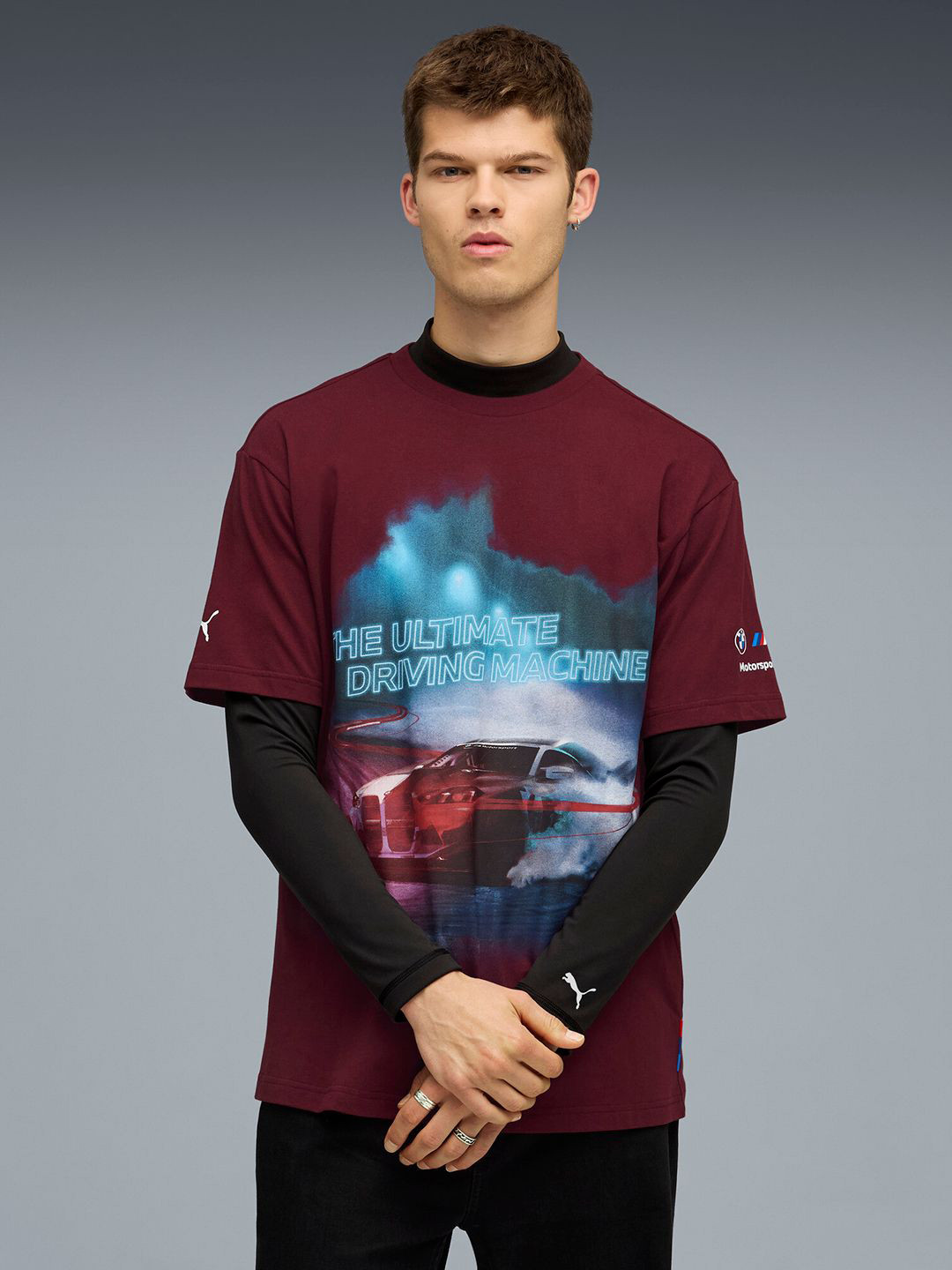 BMW M Motorsport Men's Car Graphic Tee