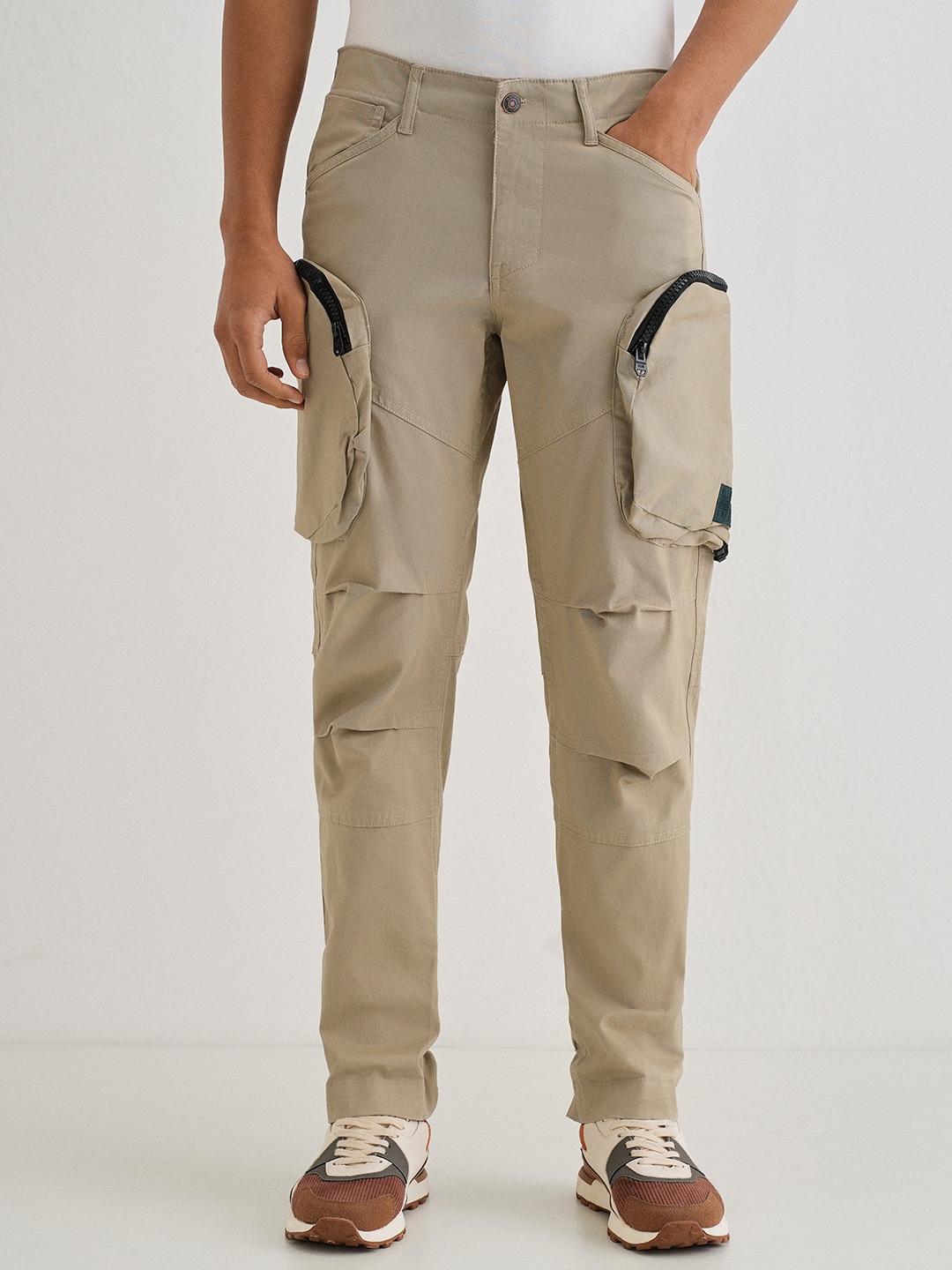 Banana Club Men Classic Corduroy Pleated Trousers