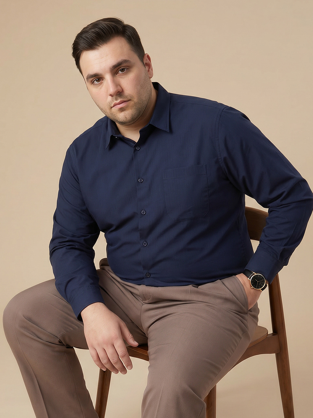 Thomas Scott Plus Size Pure Cotton Formal Shirt