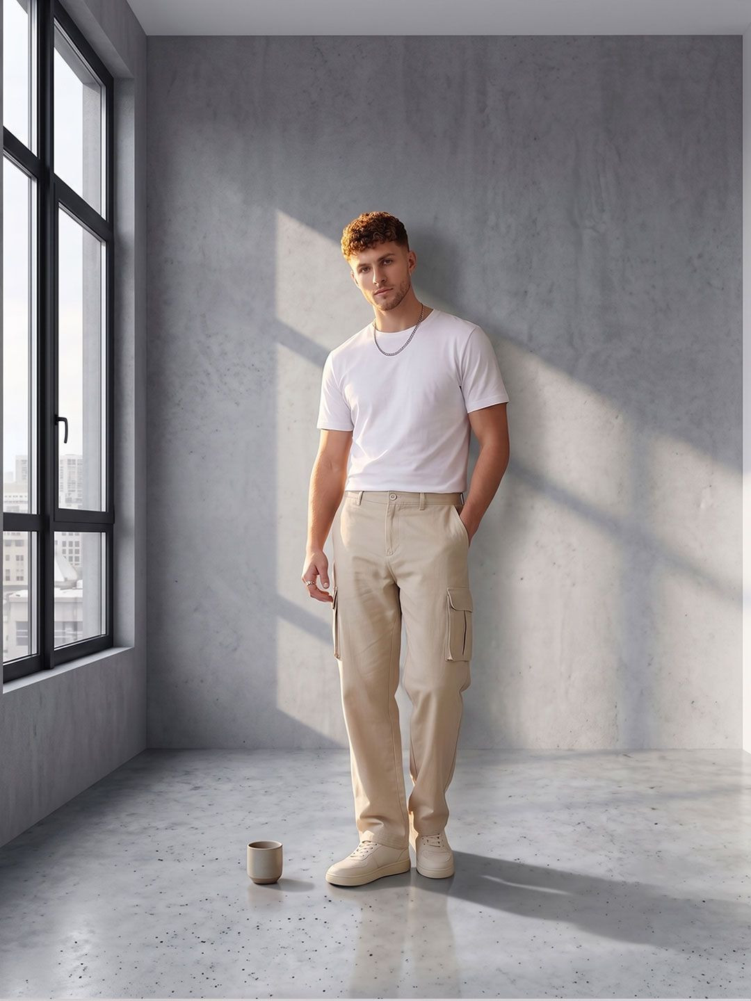 Roadster Men Relaxed Cotton Cargo Trouser - Image 5