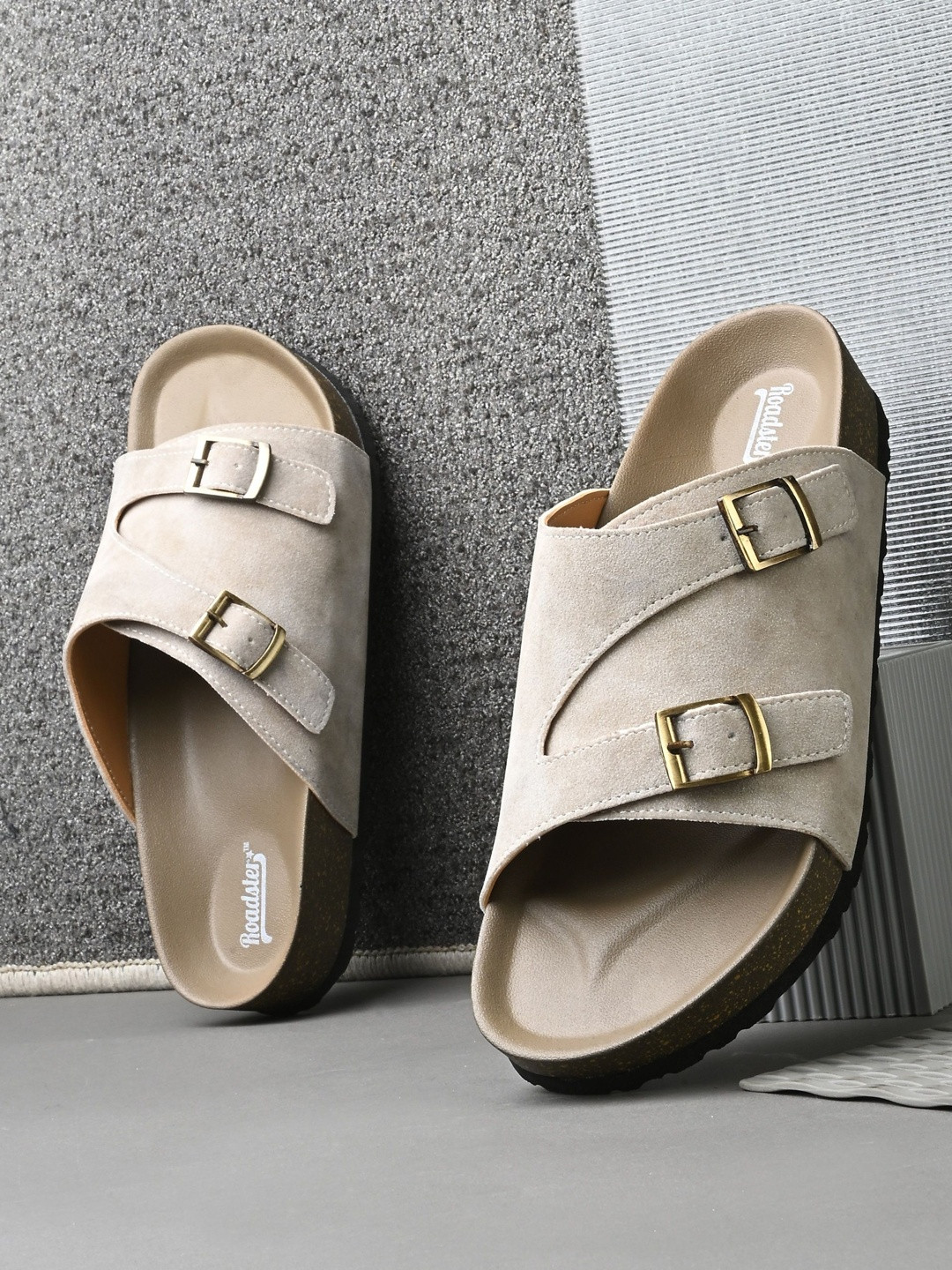 Roadster Men Slip-On Comfort Sandals - Image 1