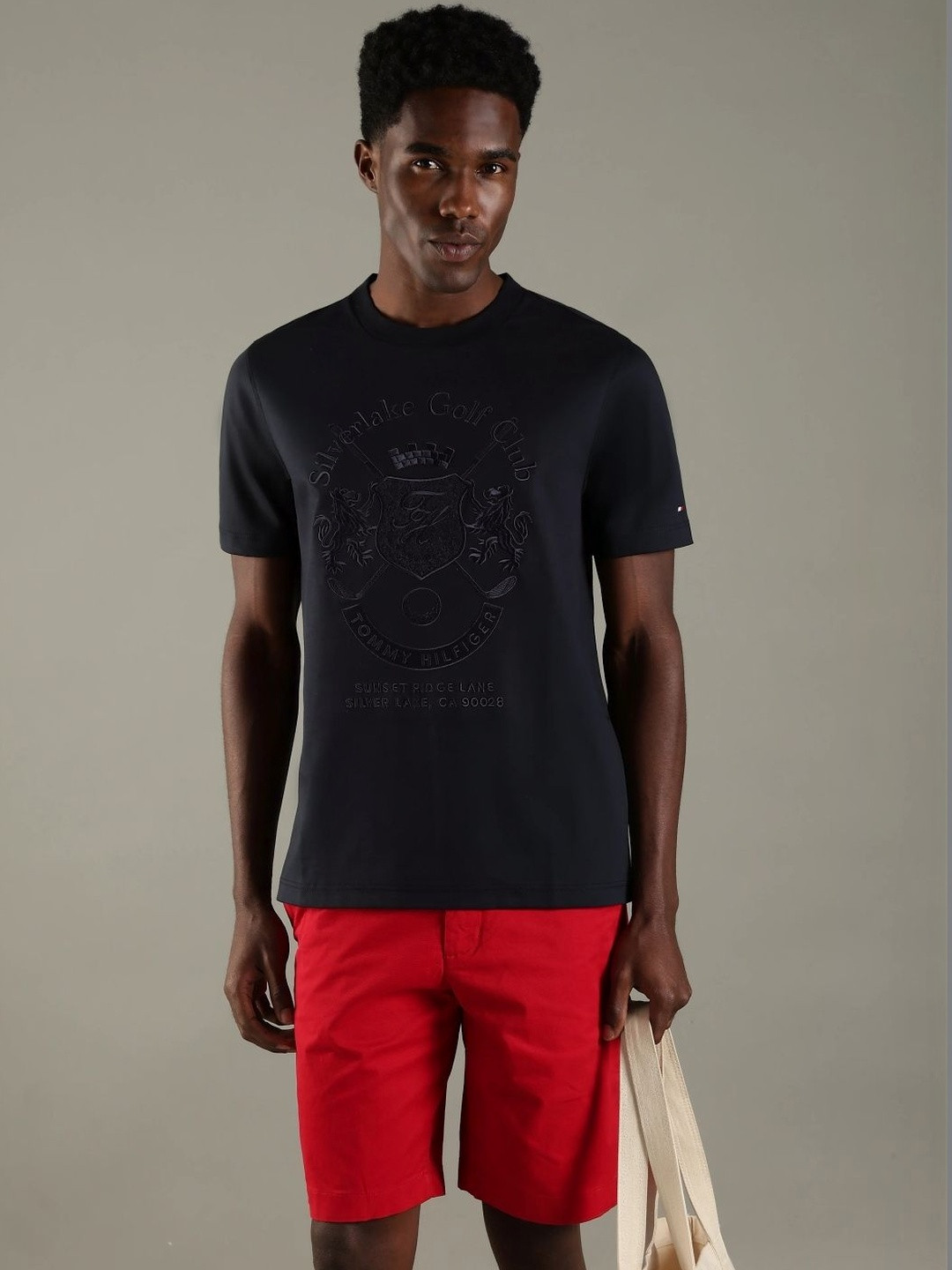 Tommy Hilfiger Men Brand Logo Printed T-shirt