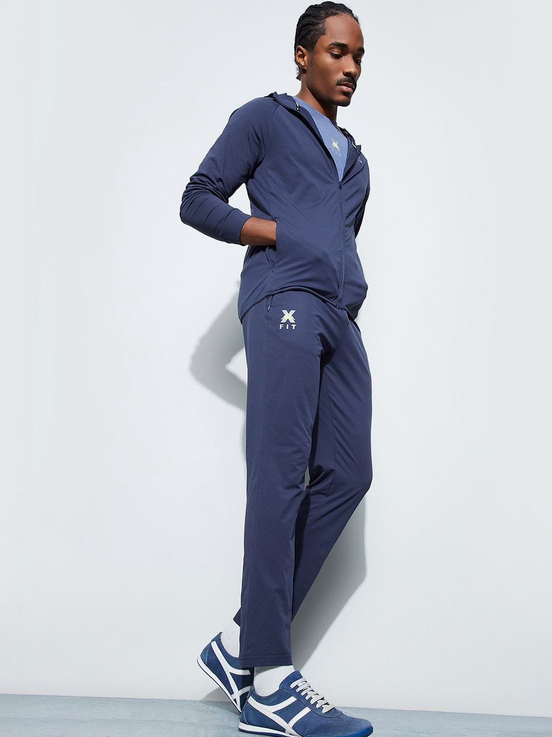 Kappa Men Regular Fit Brand Logo Training Track Pants
