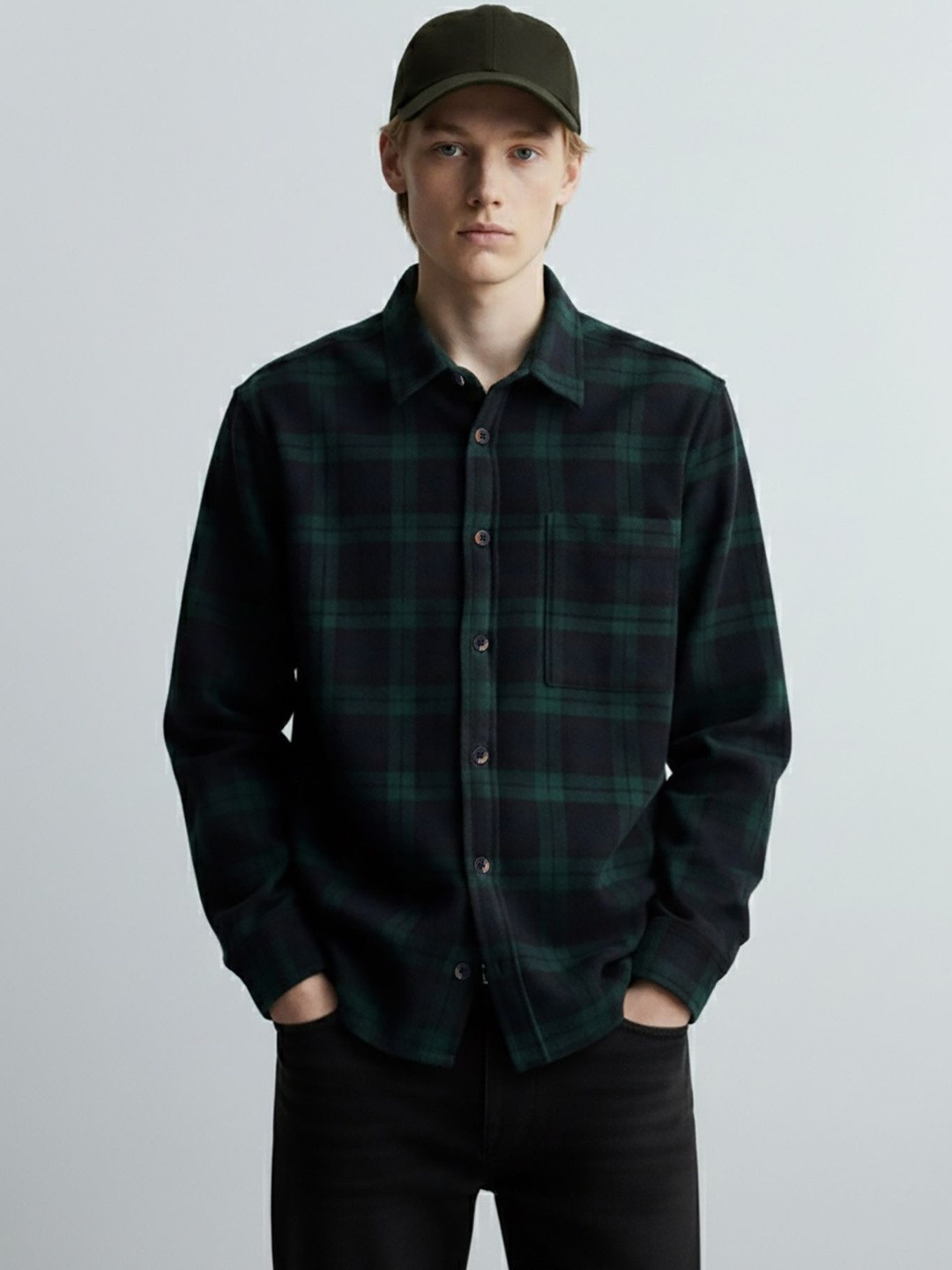 MISCHIEF MONKEY Men Classic Checked Casual Shirt
