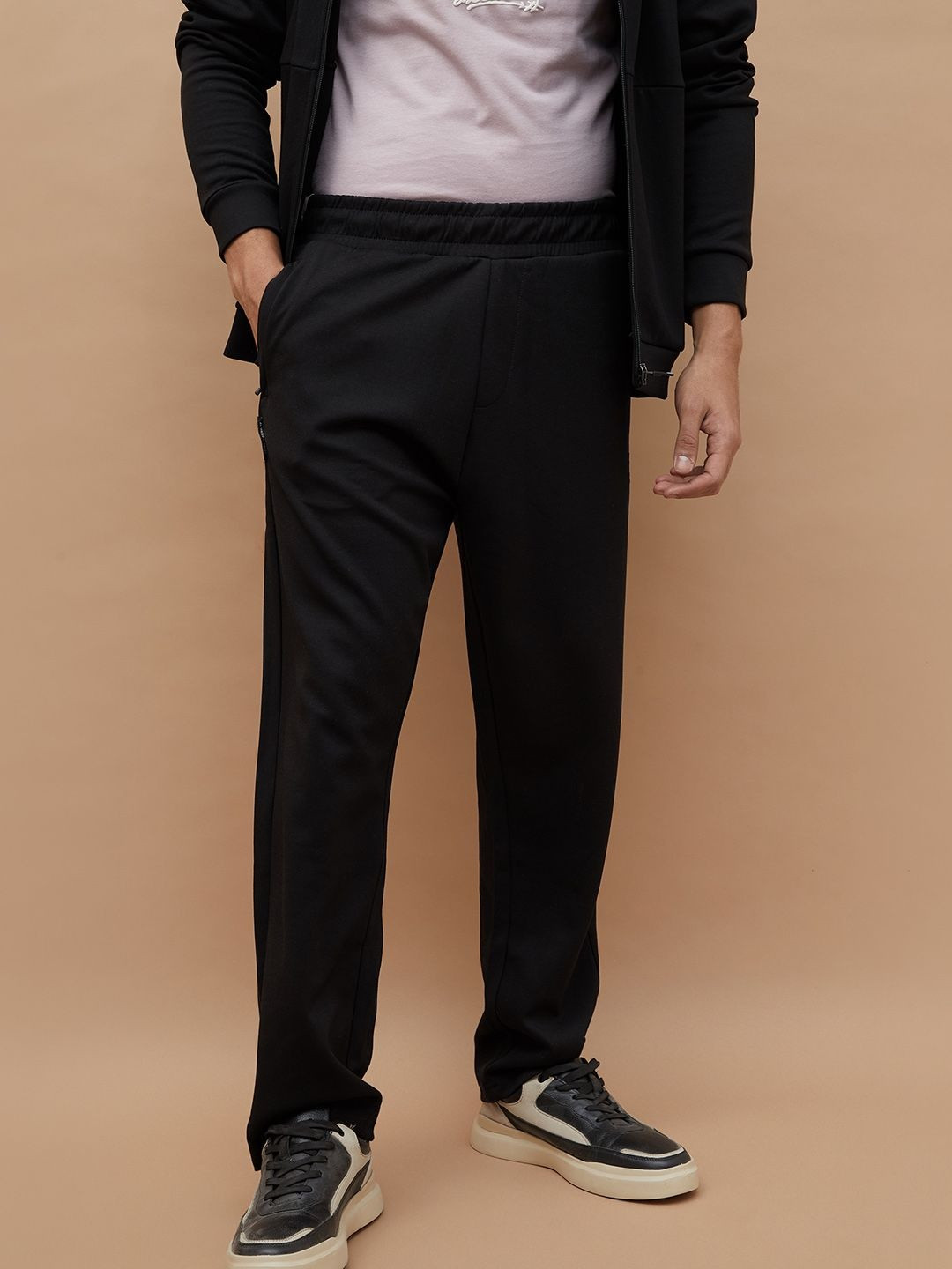 Kappa Mid-Rise Regular Track Pants