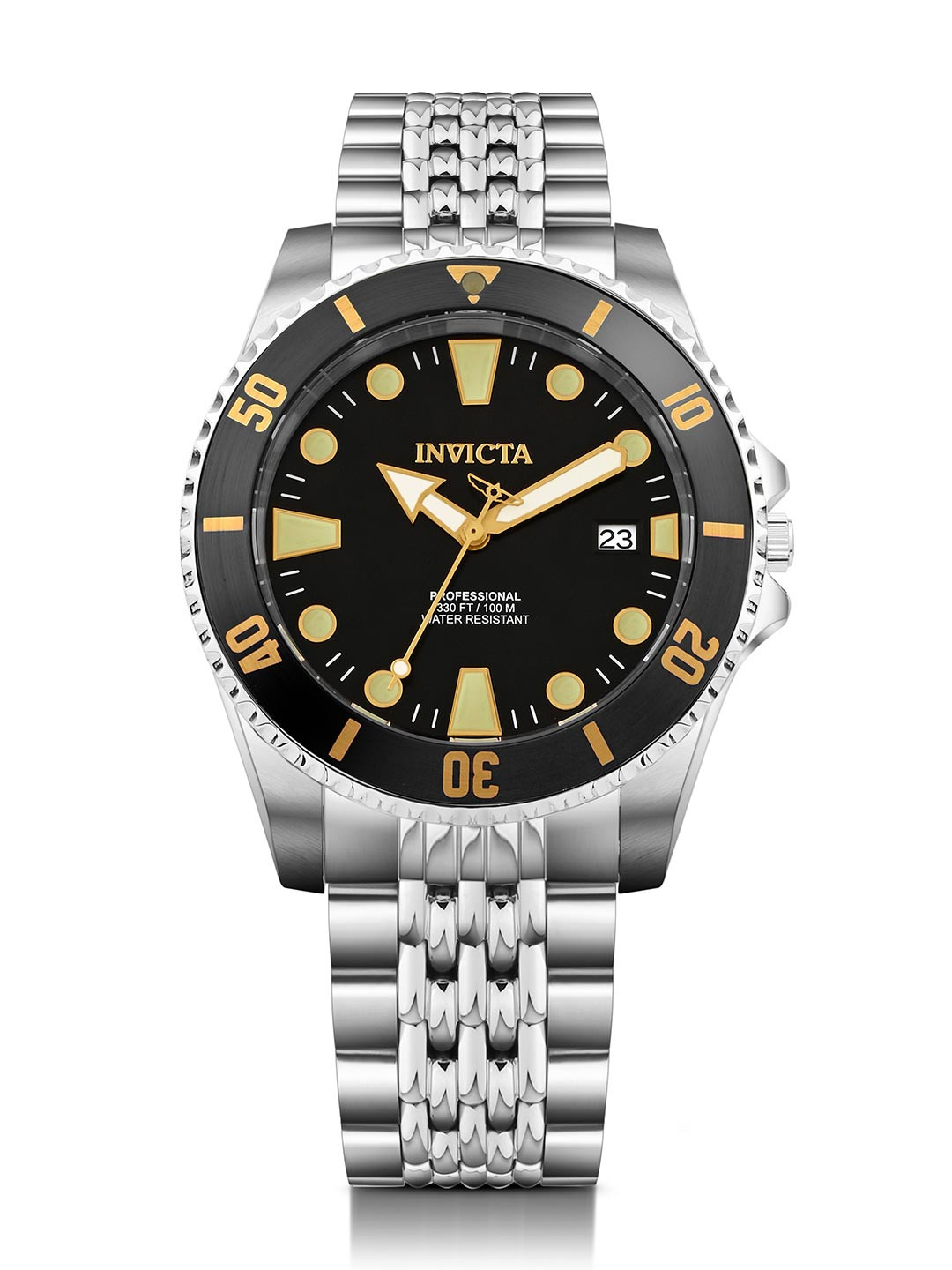 Invicta Men Pro Diver 100 M Automatic Black Dial Analog Watch - 39755