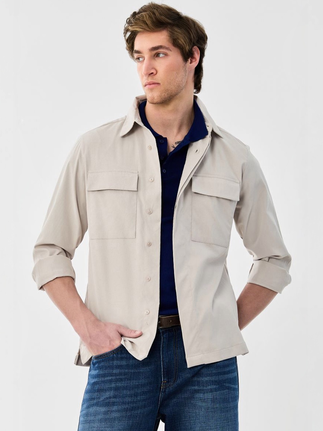 Snitch Polyester Long Sleeves Shirt