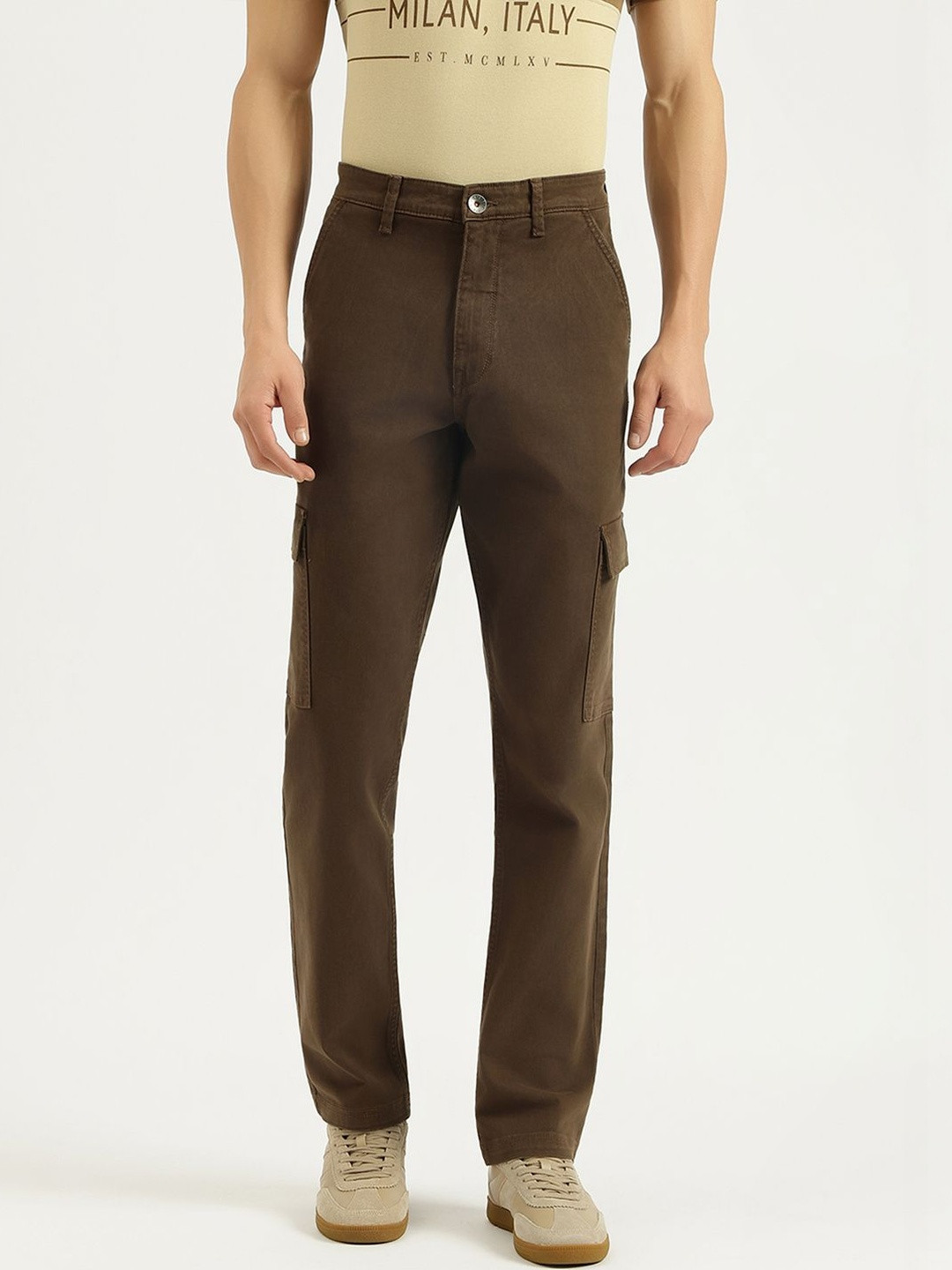 United Colors of Benetton Men Comfort Cargos Trousers