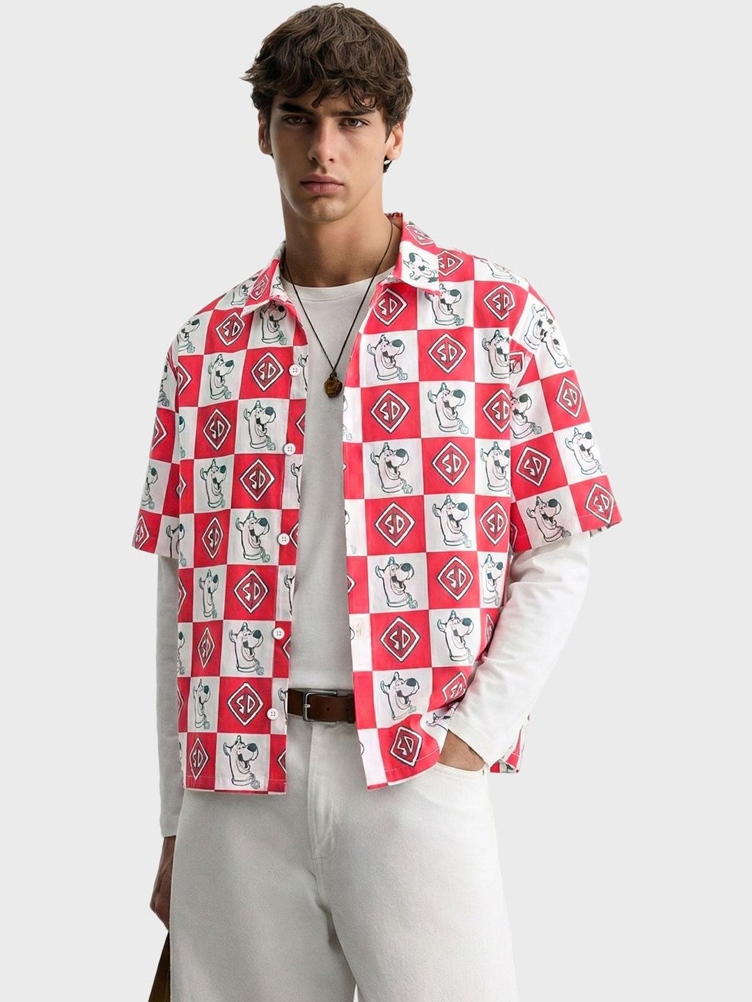 The Indian Garage Co Men Boxy Printed Casual Shirt