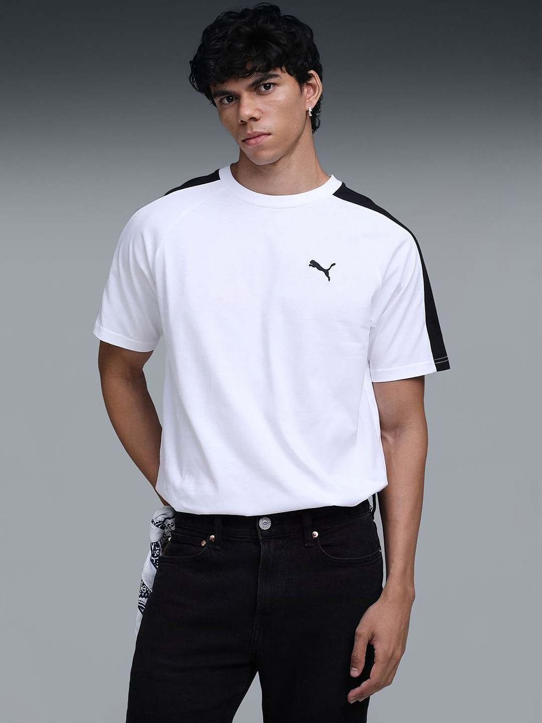 Puma T7 Men's Regular Fit Cotton T-shirt