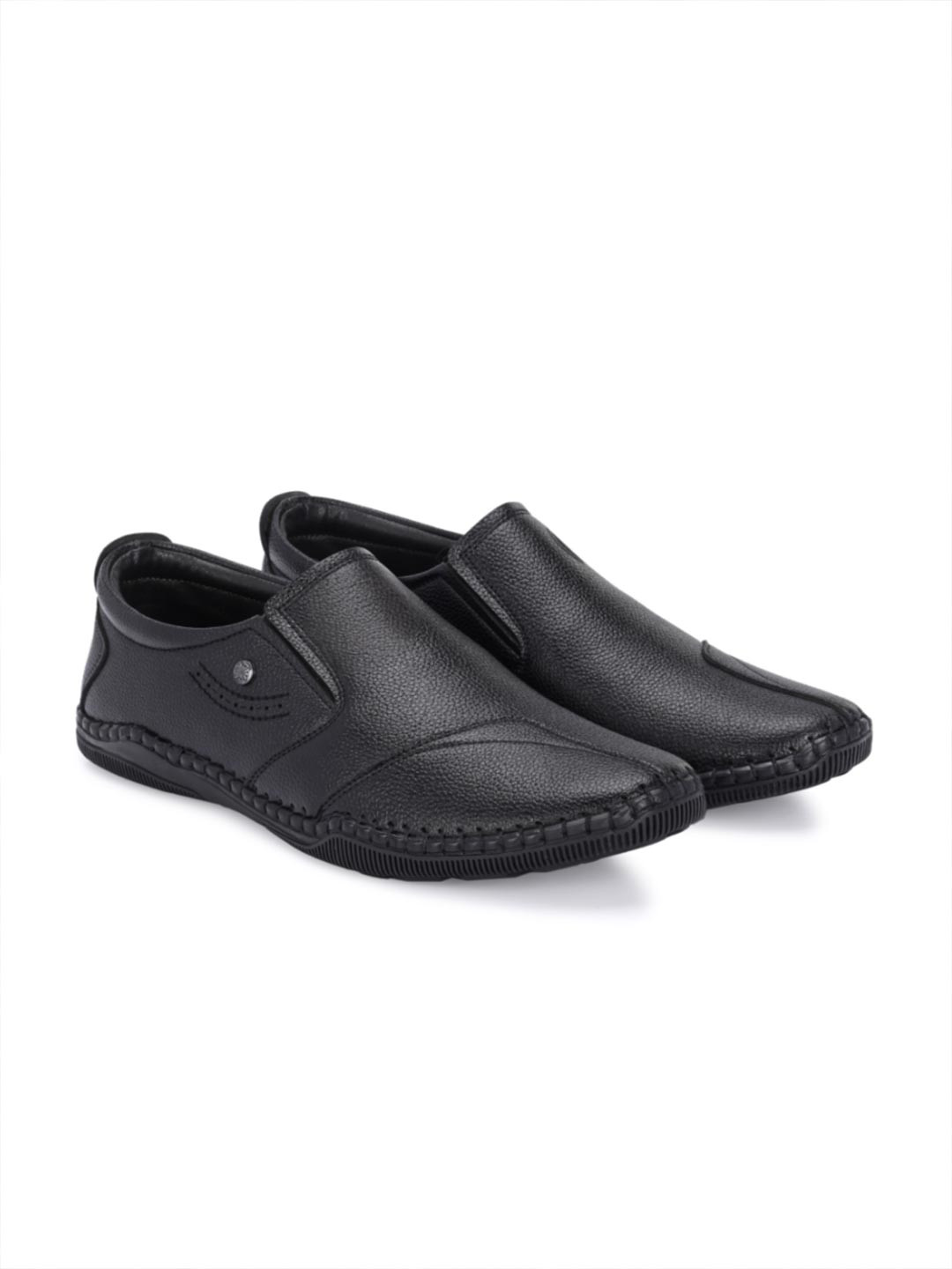 Provogue Men Leather Formal Slip-Ons - Image 4