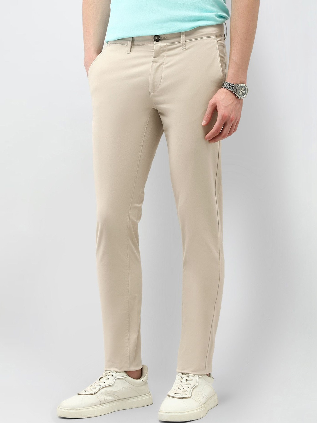 U.S. Polo Assn.Austin Trim Regular Fit Satin Chinos Trousers