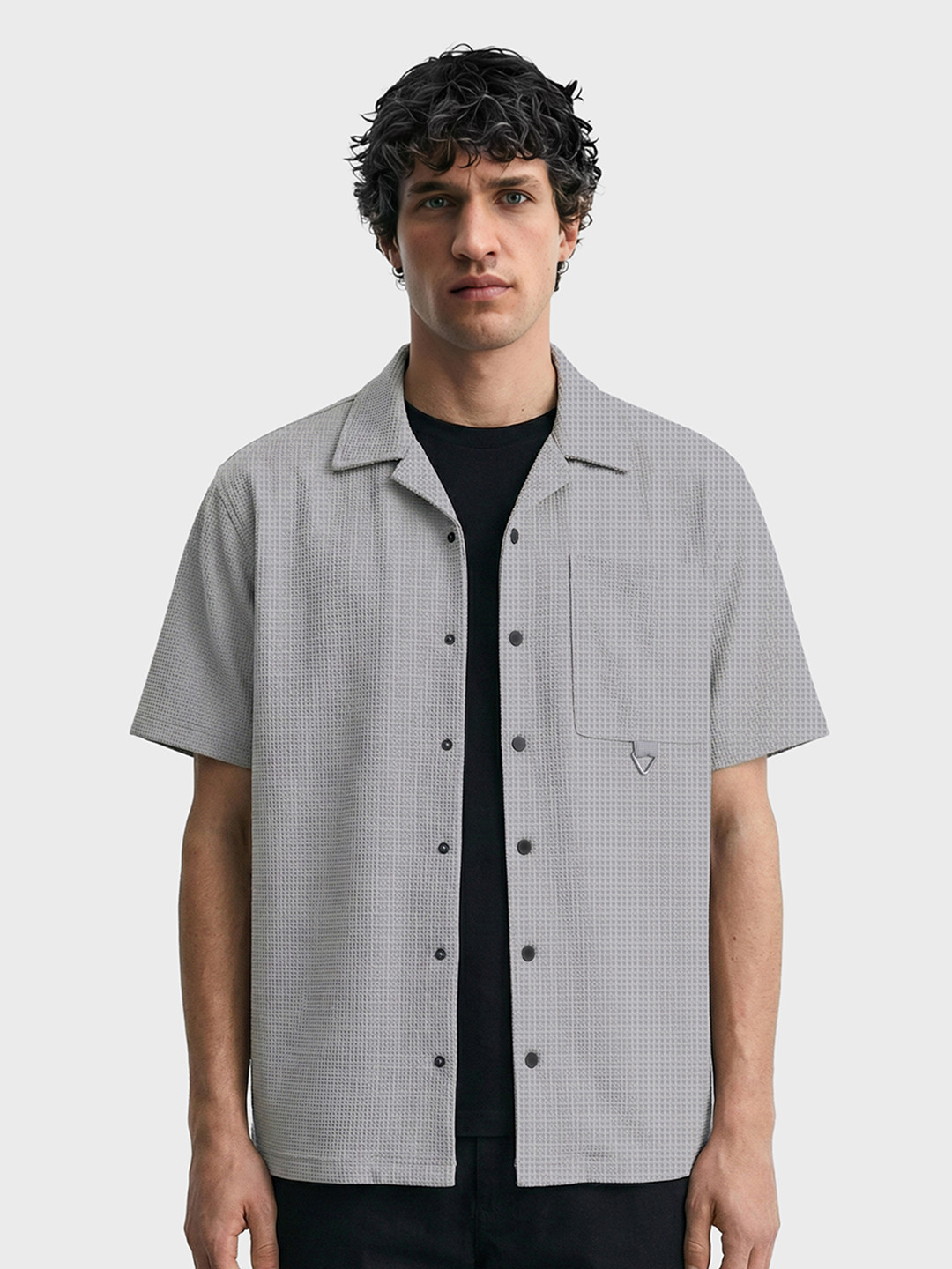 The Indian Garage Co Men Boxy Casual Shirt