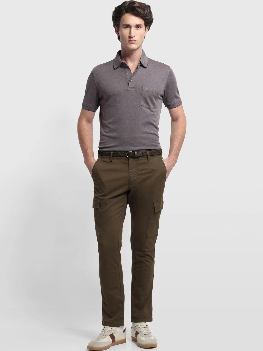 Arrow Sport Casual Solid Slim Fit Trouser