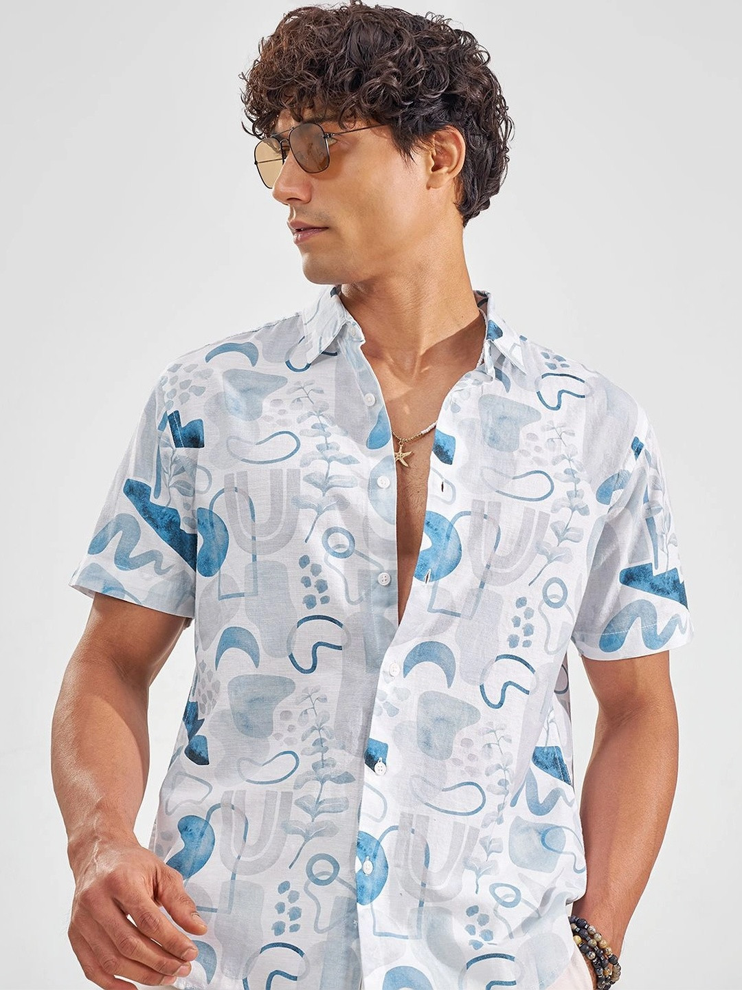 HIGHLANDER Men Printed Casual Shirt