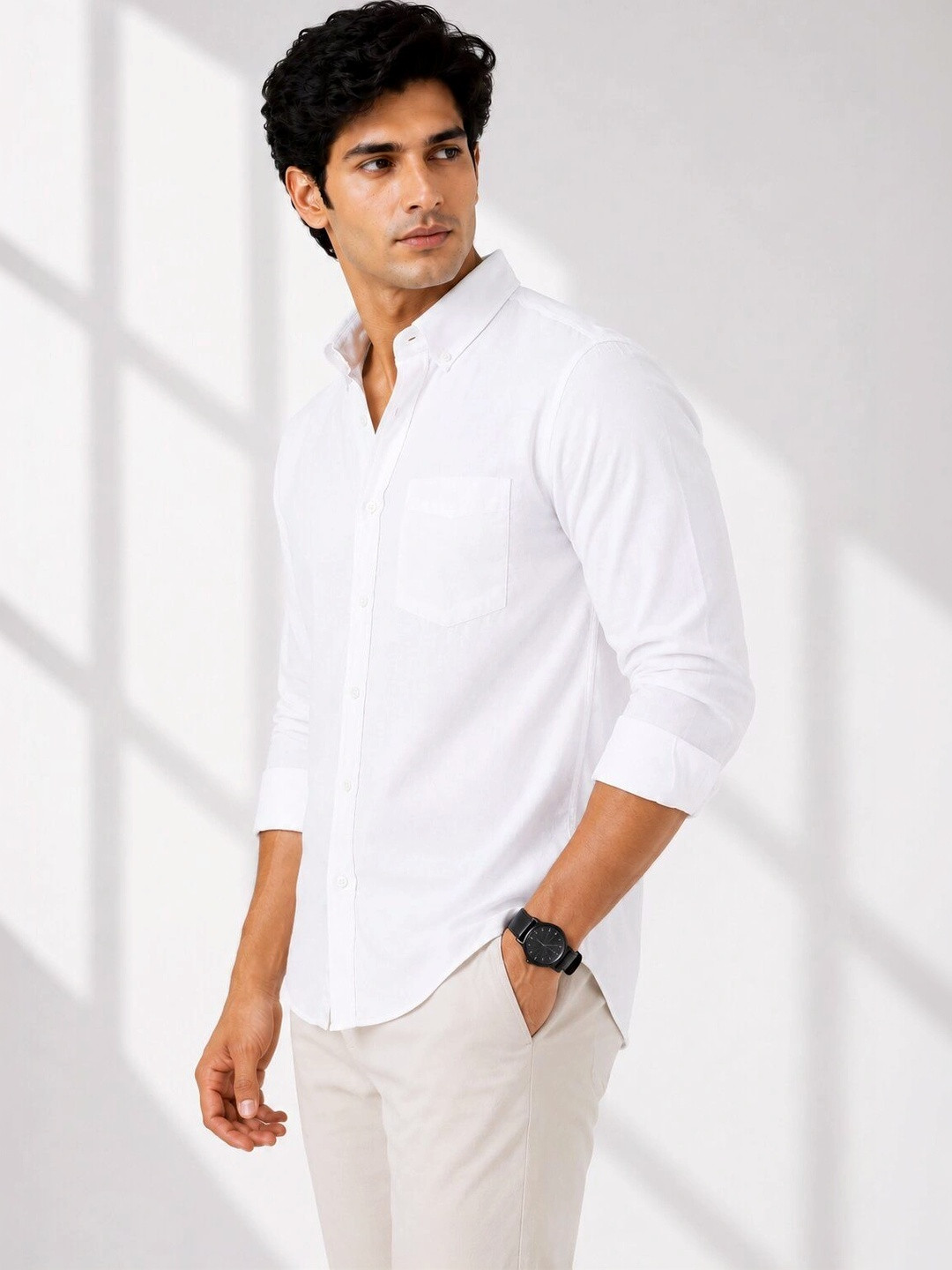 Mast & Harbour Men Classic Casual Shirt
