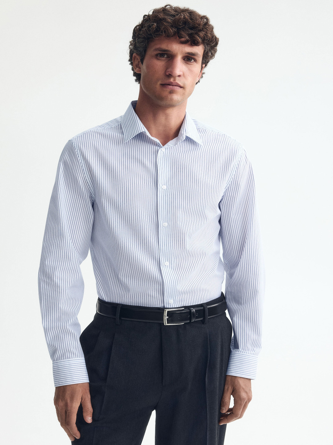 H&M Slim Fit Easy-Iron Shirt - Image 1