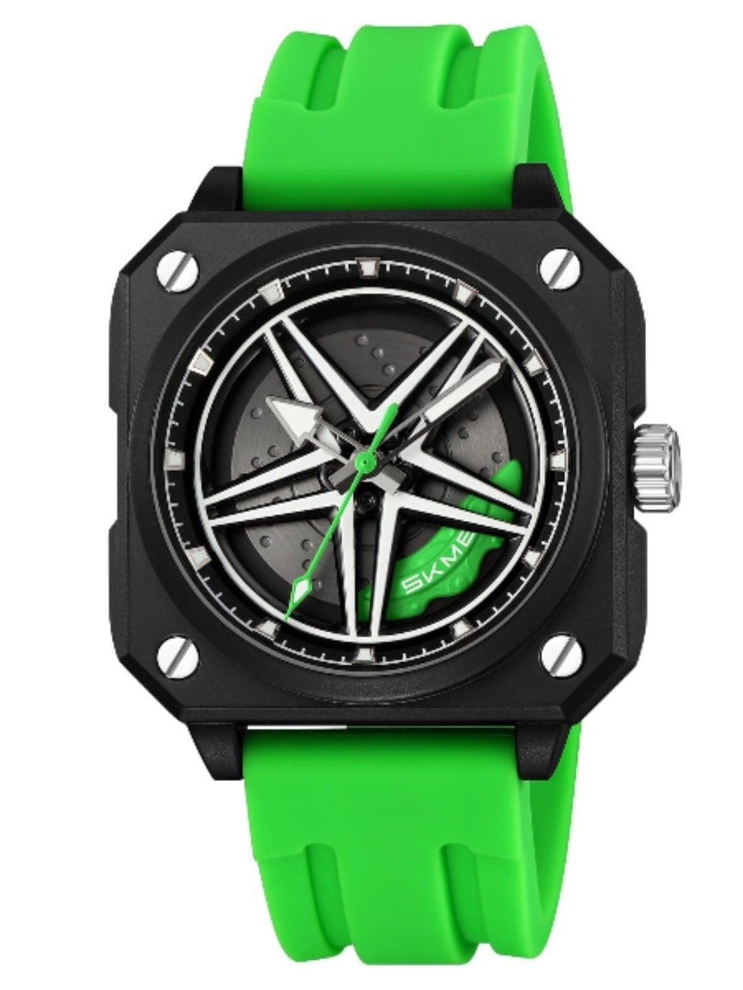 Skmei Men Skeleton Dial & Straps Analogue Watch 2362GN