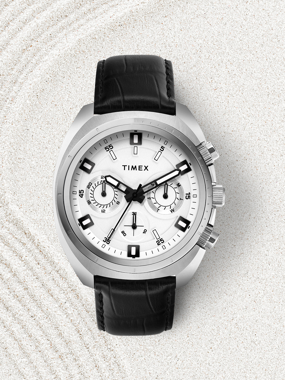 Timex Men Analogue Multifunction Leather Watch - TWEG28200