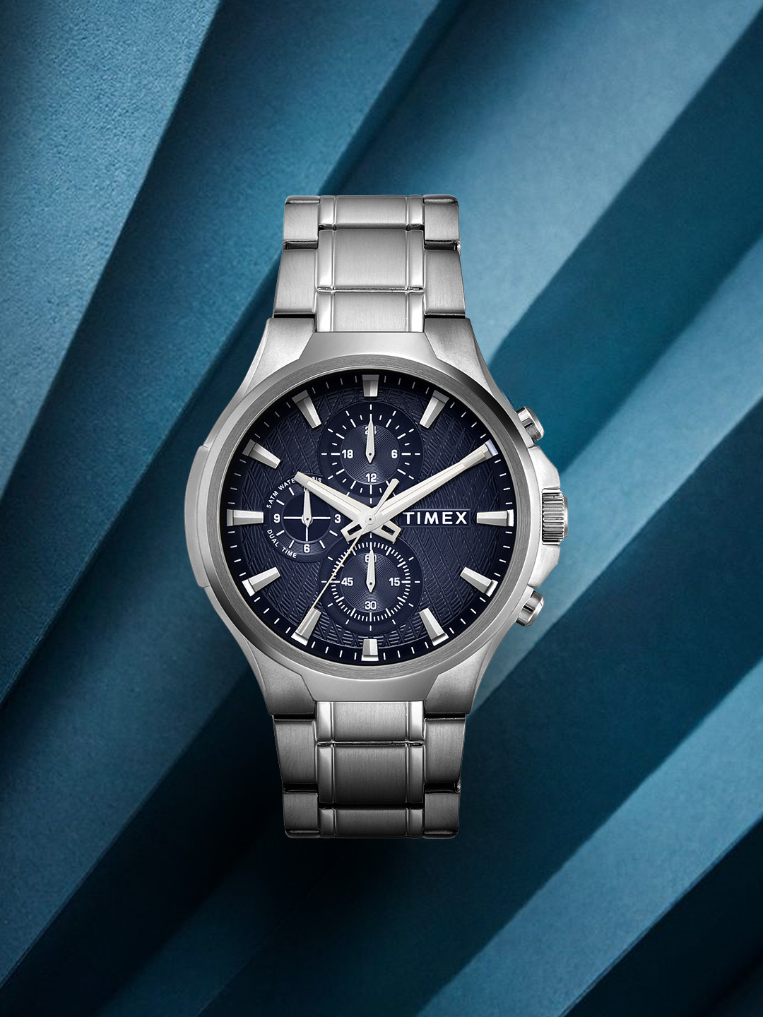Timex Men Bracelet Style Straps Analogue Chronograph Watch TWEG28300