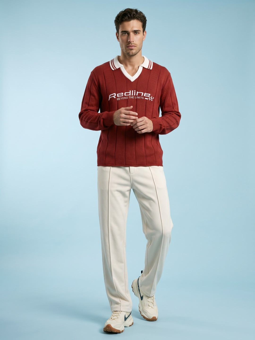 SPORT STREET by glitchez Typography Printed Pullover - Image 3