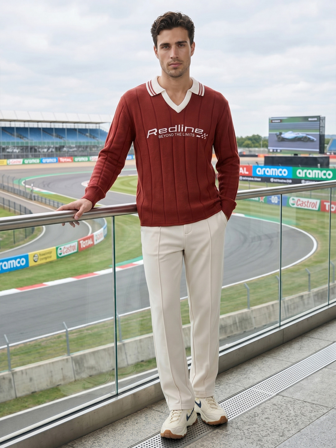 SPORT STREET by glitchez Typography Printed Pullover - Image 5