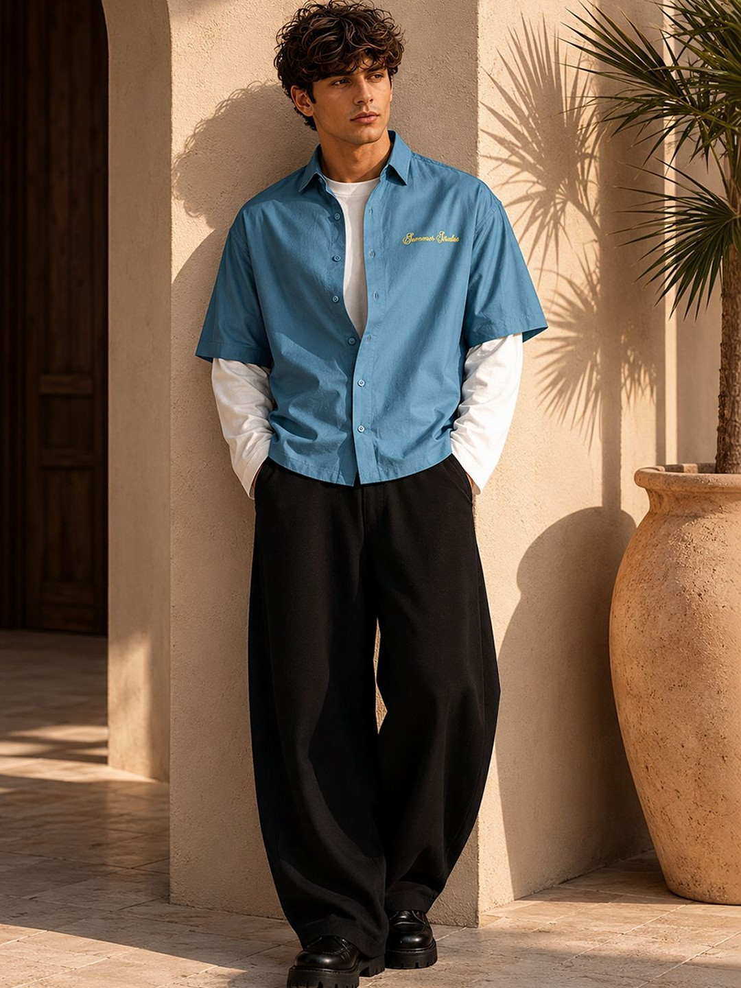 Powerlook Men Boxy Casual Shirt - Image 3