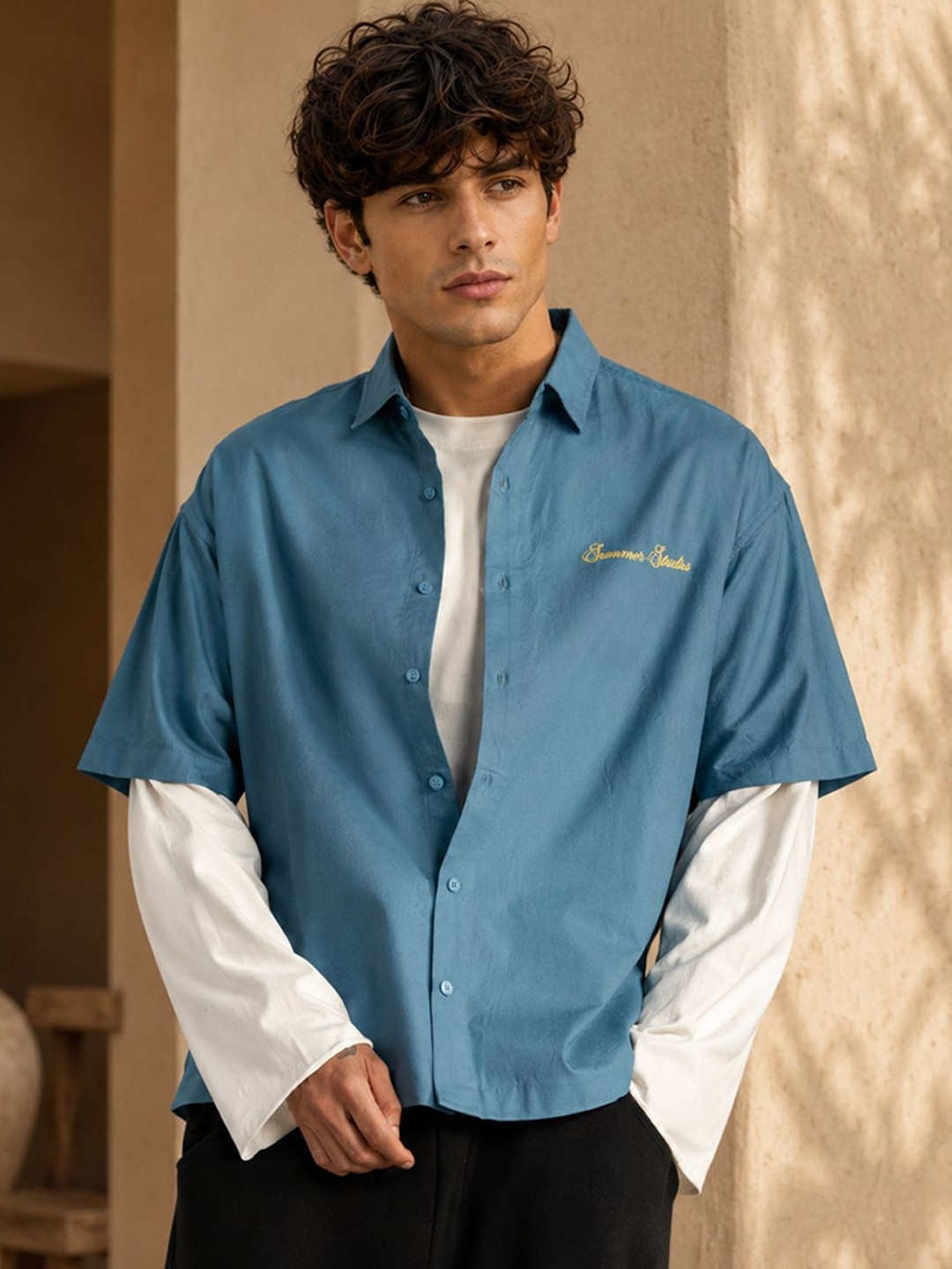 Powerlook Men Boxy Casual Shirt - Image 5