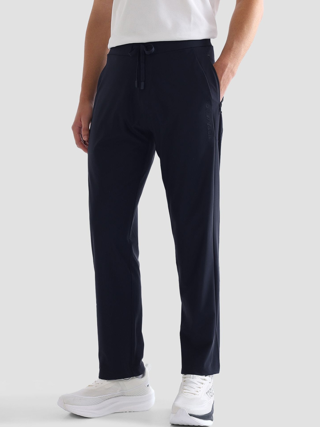 USPA SportSolid Mid Rise Slim Fit Track Pants