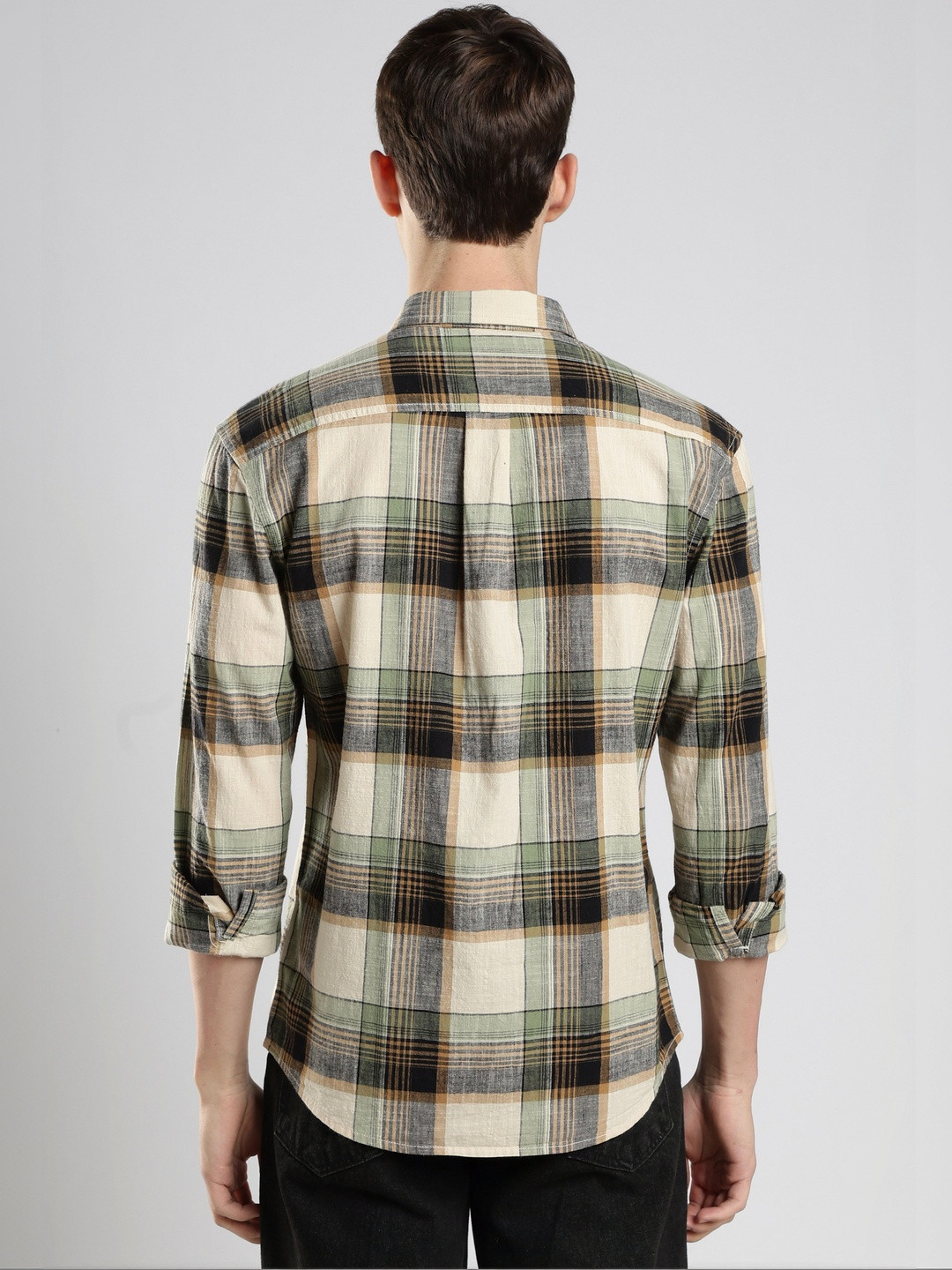 HERE&NOW Men Checked Casual Shirt - Image 7