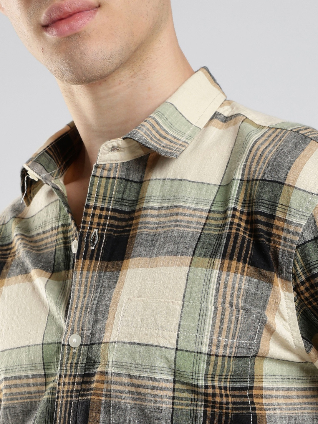 HERE&NOW Men Checked Casual Shirt - Image 5