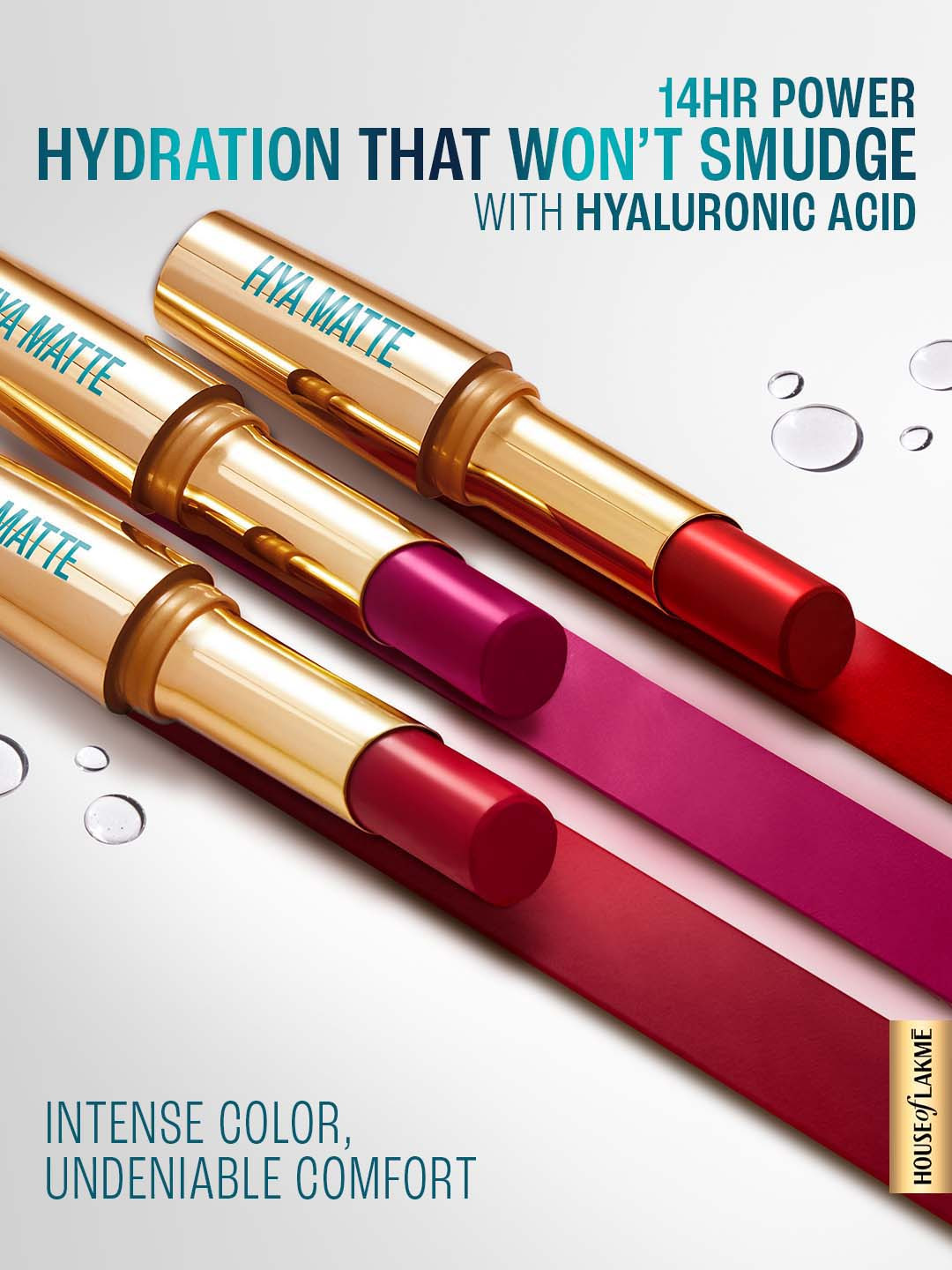 Buy Lakme 9to5 Hya Matte Hydrating Smudgeproof Lipstick Lasts 14Hr 3.6g Hustling Pink BM5 - - Personal Care for Women - Image 6