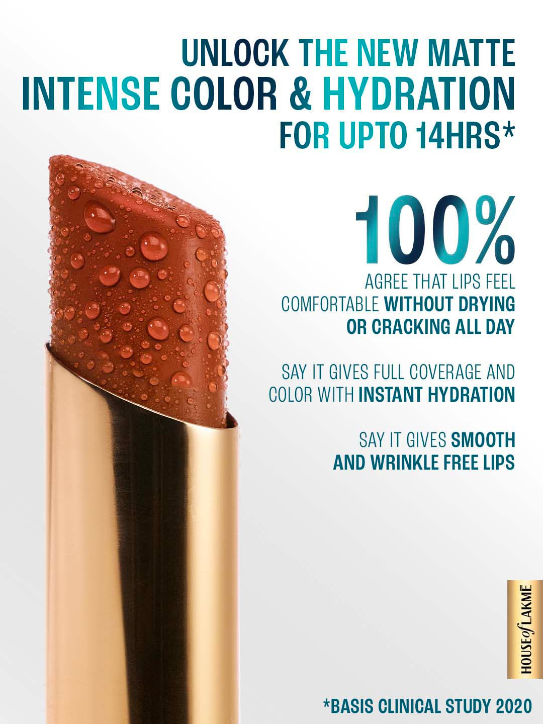 Buy Lakme 9to5 Hya Matte Hydrating Smudgeproof Lipstick Lasts 14Hr 3.6g Hustling Pink BM5 - - Personal Care for Women - Image 7