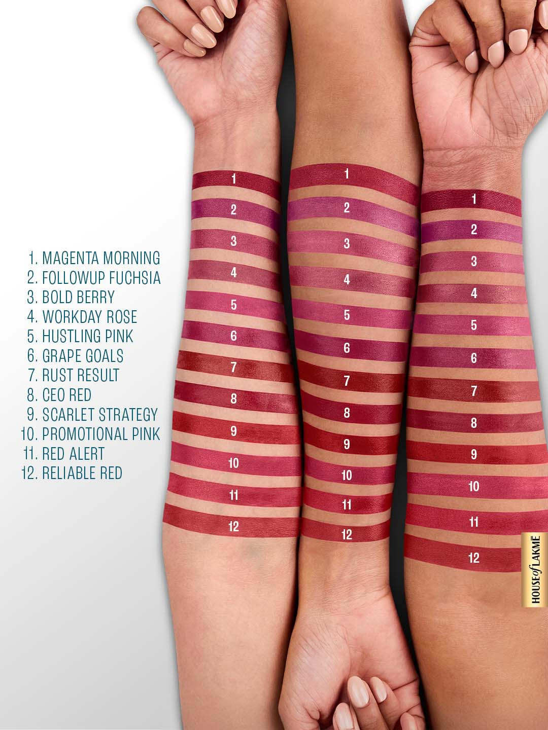 Buy Lakme 9to5 Hya Matte Hydrating Smudgeproof Lipstick Lasts 14Hr 3.6g Hustling Pink BM5 - - Personal Care for Women - Image 5