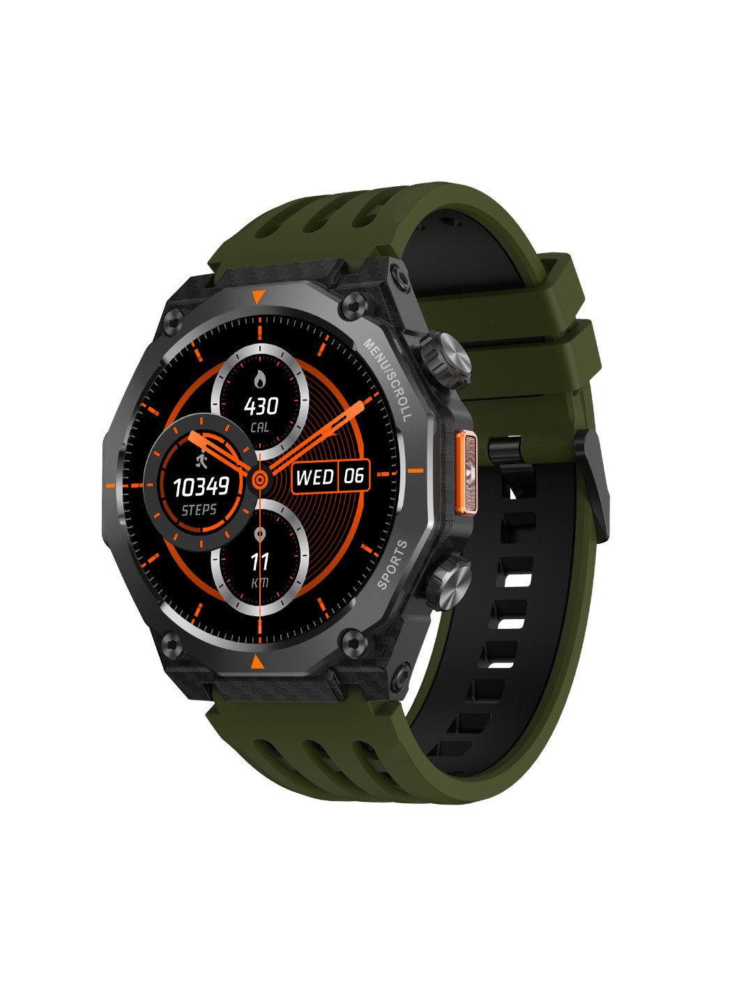 Fastrack Unisex Xtreme Adventure 1.43 AMOLED Display Smartwatch - Green