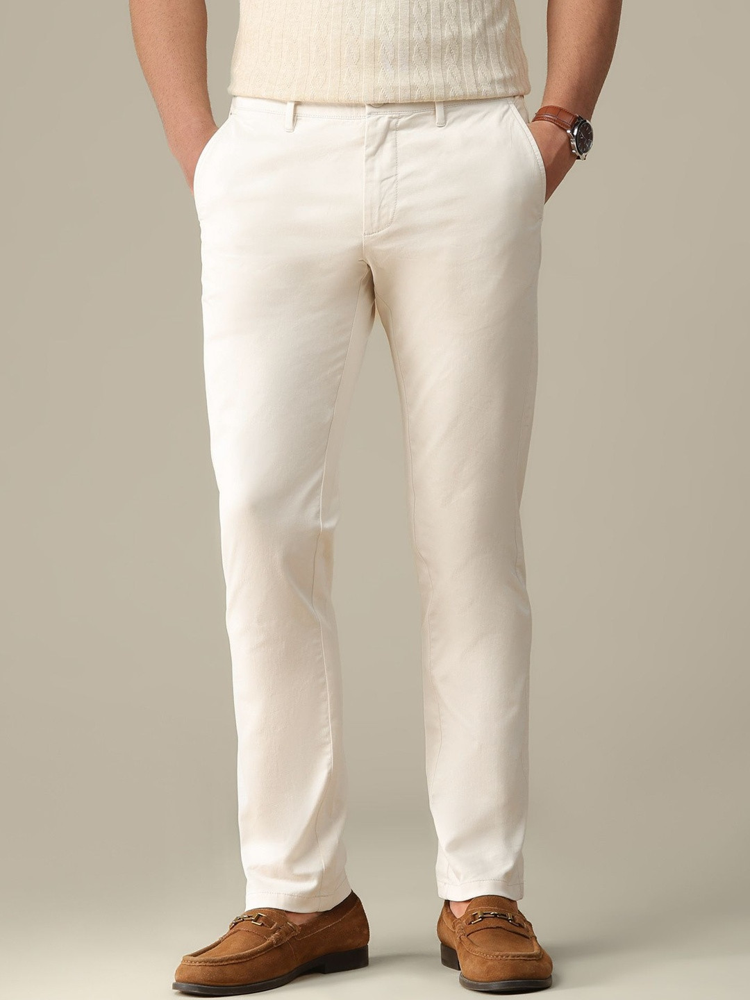 U.S. Polo Assn. Men Slim Fit Chinos Trousers