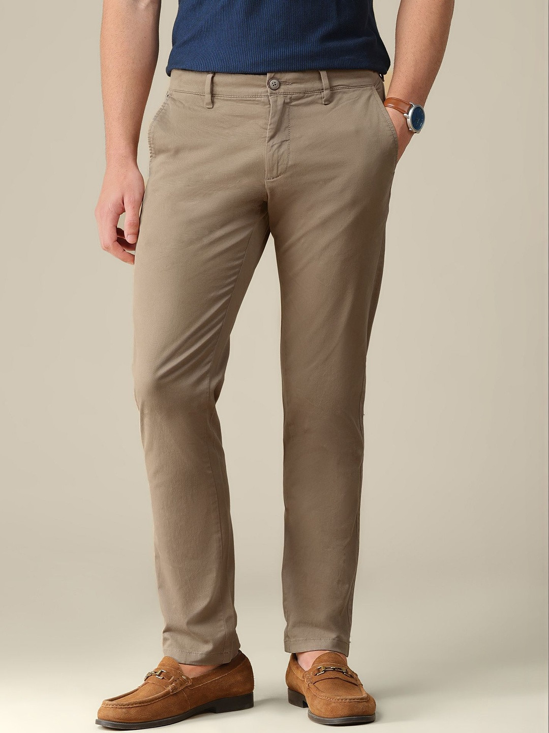 U.S. Polo Assn. Men Slim Fit Chinos Trousers