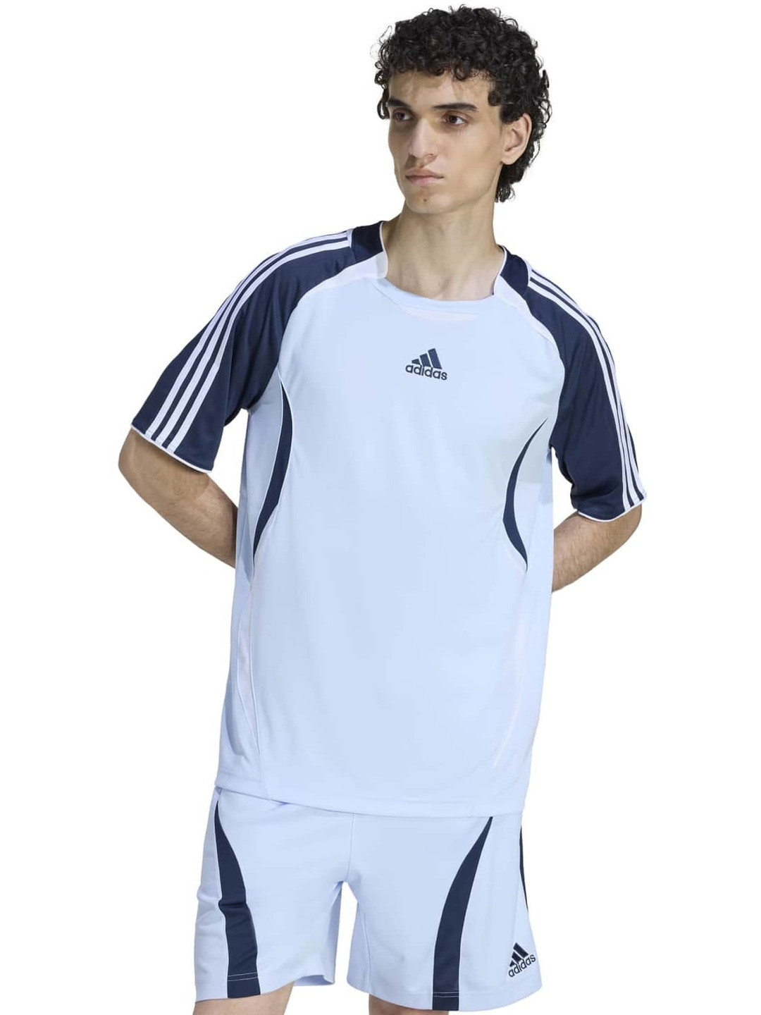ADIDAS Originals Men Brand Logo Colourblocked Pockets T-shirt