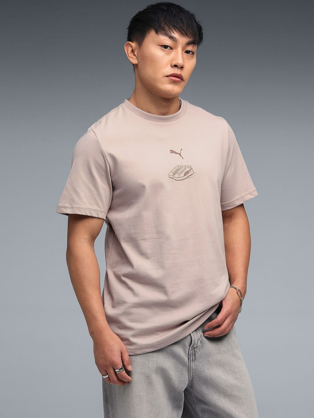 Puma GRAPHIC Print Crew Neck Tee