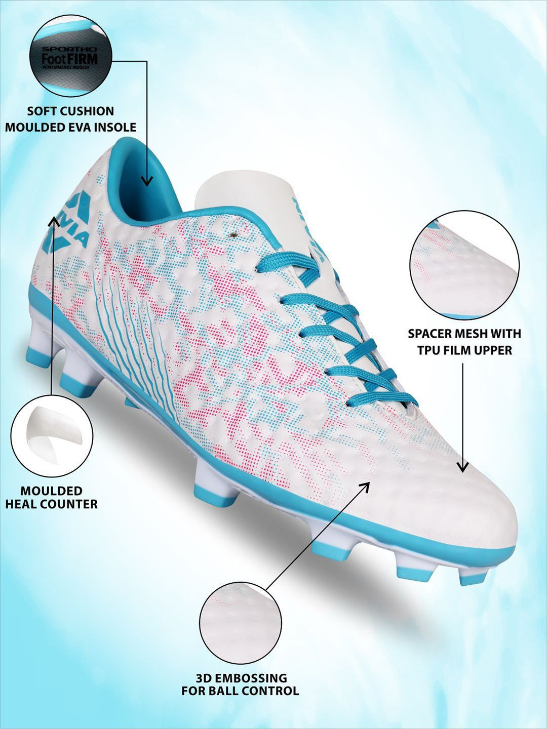 NIVIA Oslar 3.0 Football Studs - Image 6