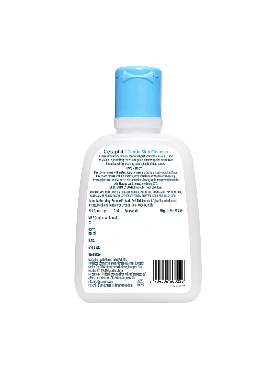 Cetaphil Set of Moisturising Lotion - 100 ml & Gentle Skin Cleanser - Image 5