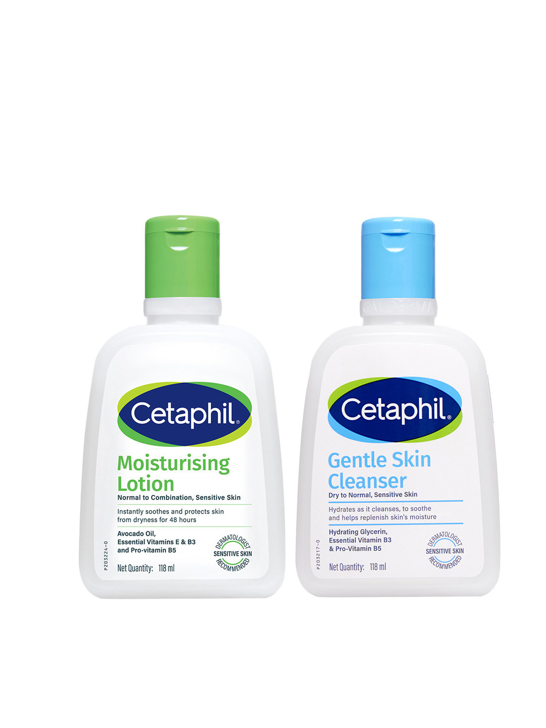 Cetaphil Set of Moisturising Lotion - 100 ml & Gentle Skin Cleanser - Image 1