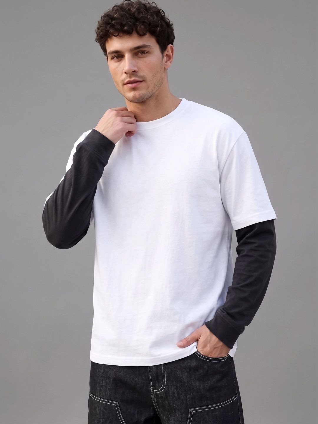 glitchez Men Typography Printed T-shirt - Image 4