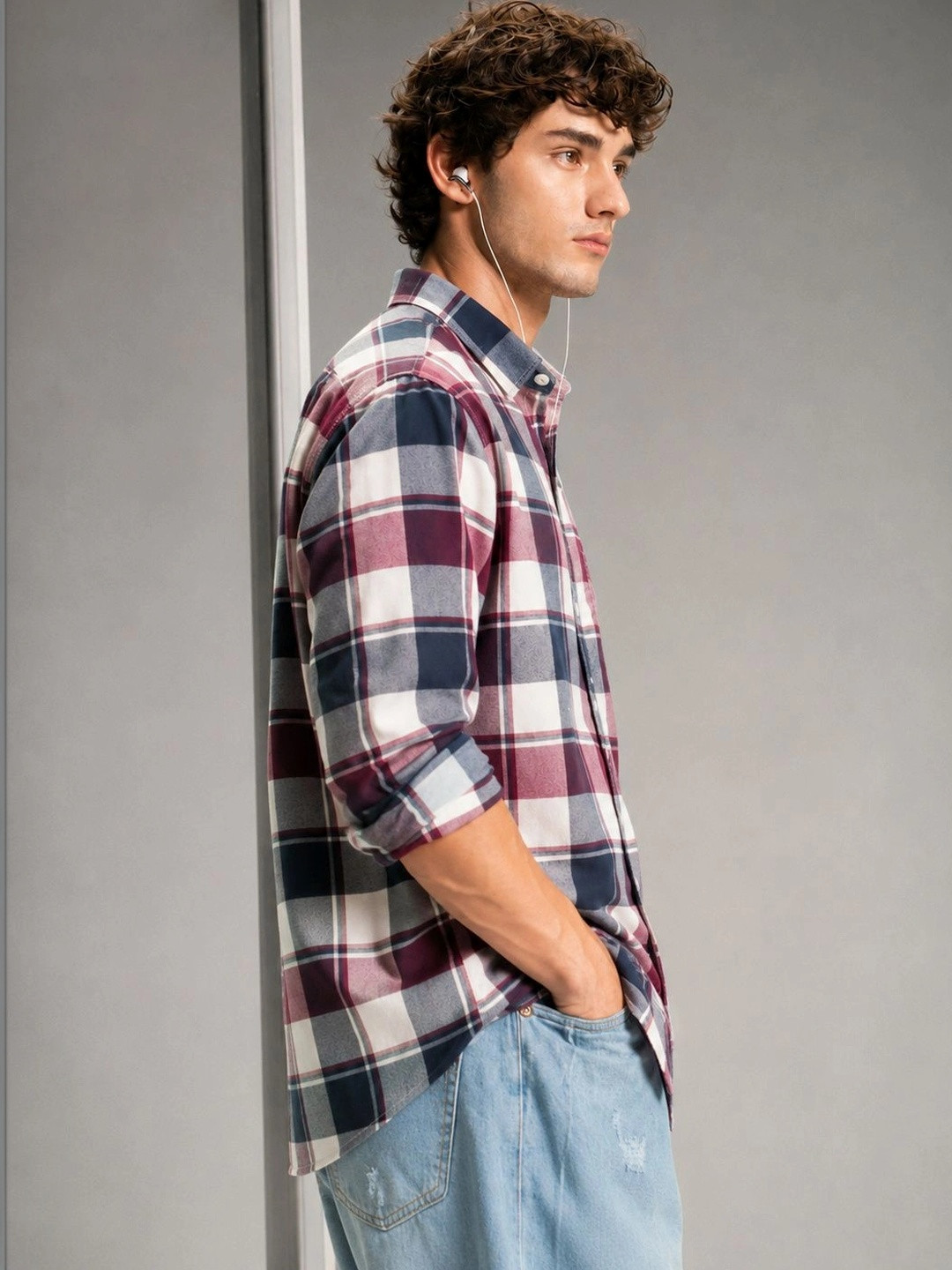 Roadster Men Classic Tartan Checks Checked Casual Shirt - Image 4