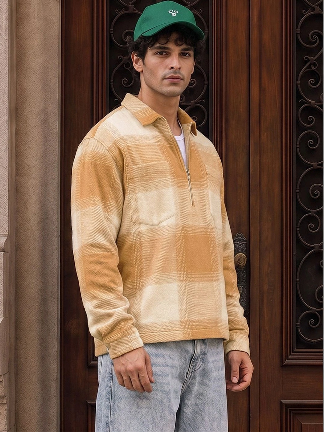 Powerlook Men Boxy Buffalo Checks Casual Shirt - Image 4