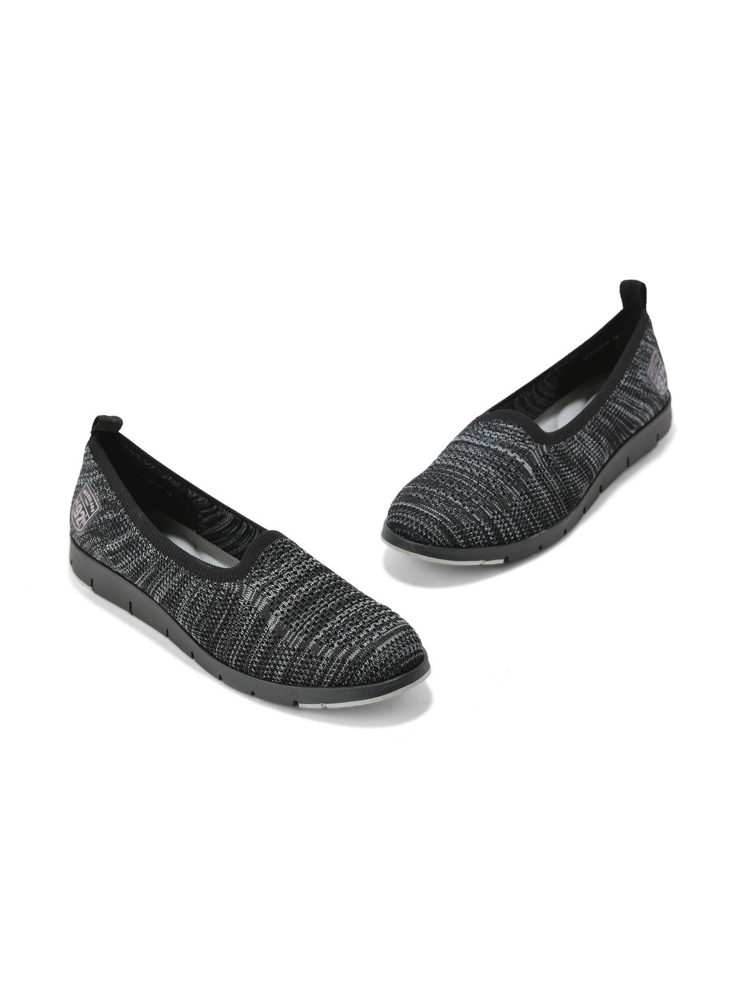 Woodland Women Textured Slip-On Sneakers - Image 3