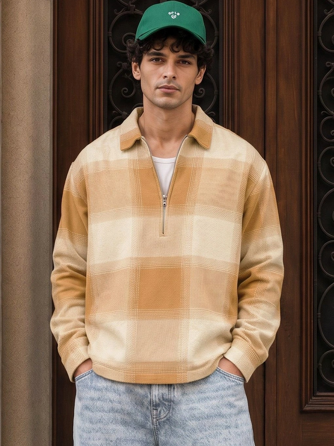 Powerlook Men Boxy Buffalo Checks Casual Shirt - Image 1
