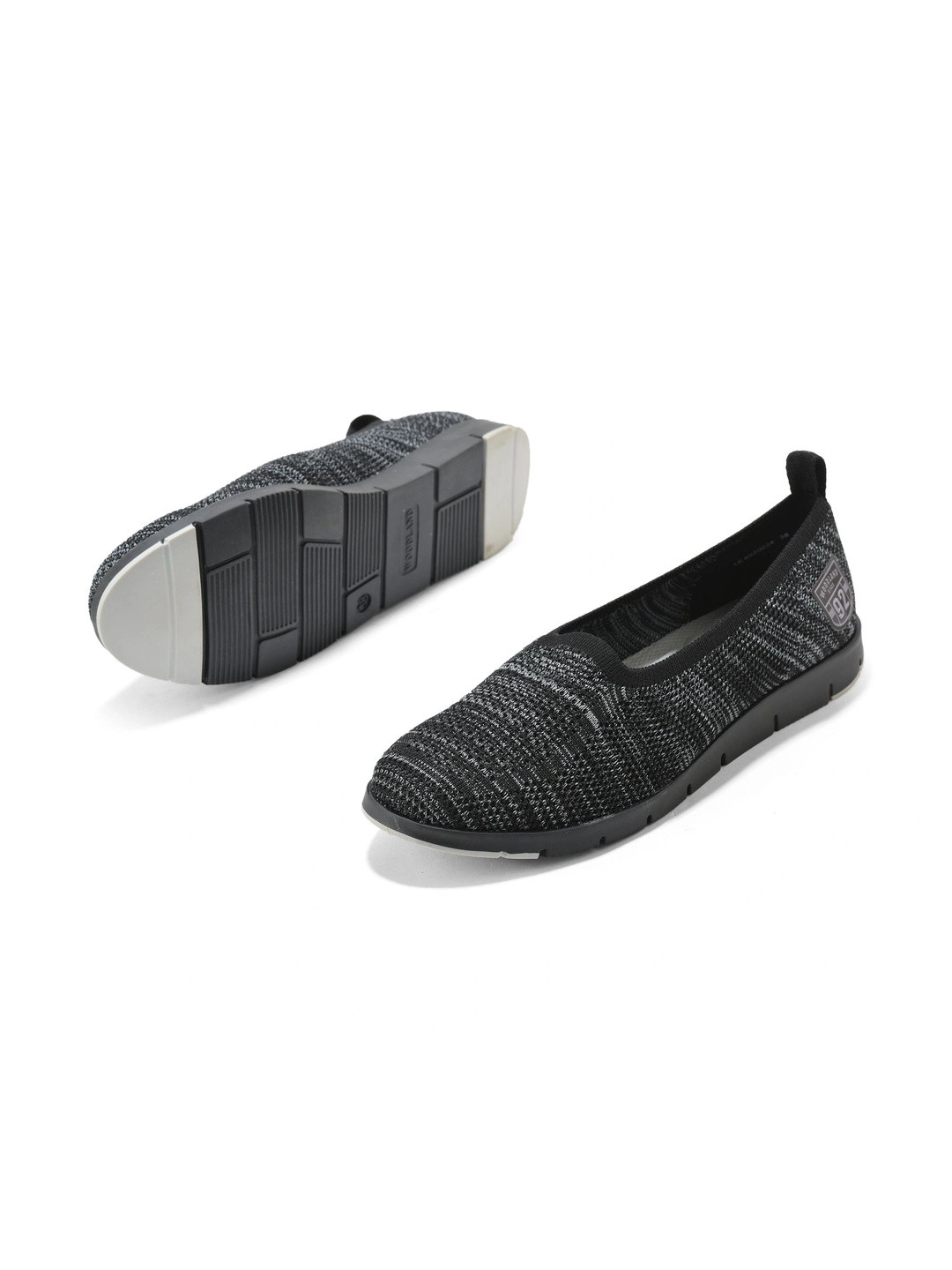 Woodland Women Textured Slip-On Sneakers - Image 5