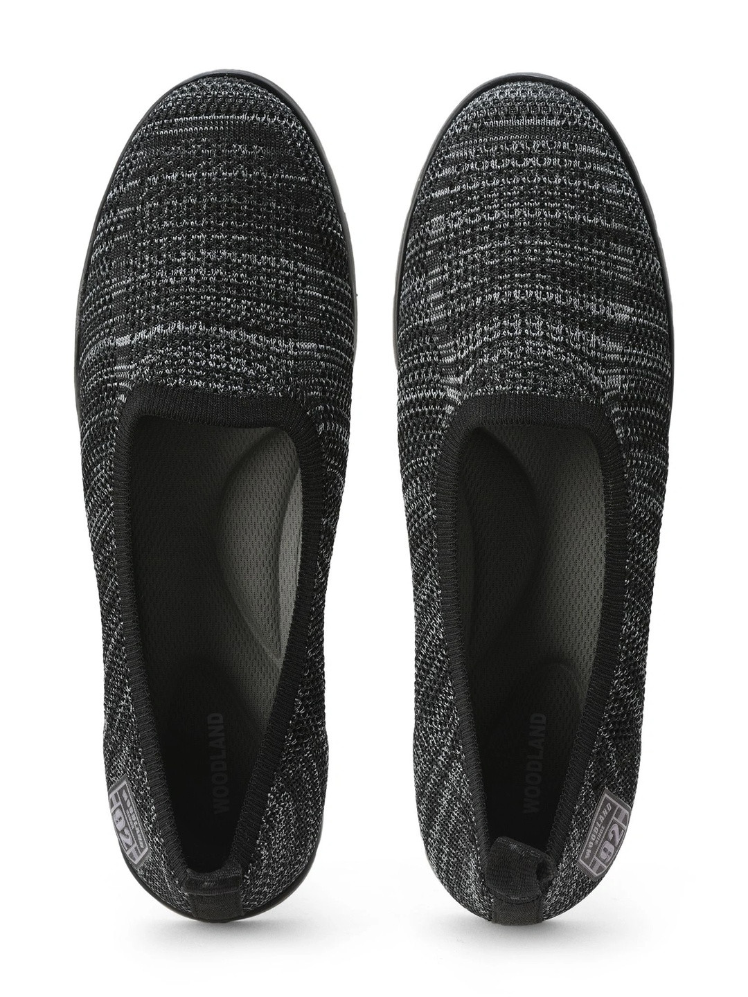 Woodland Women Textured Slip-On Sneakers - Image 7